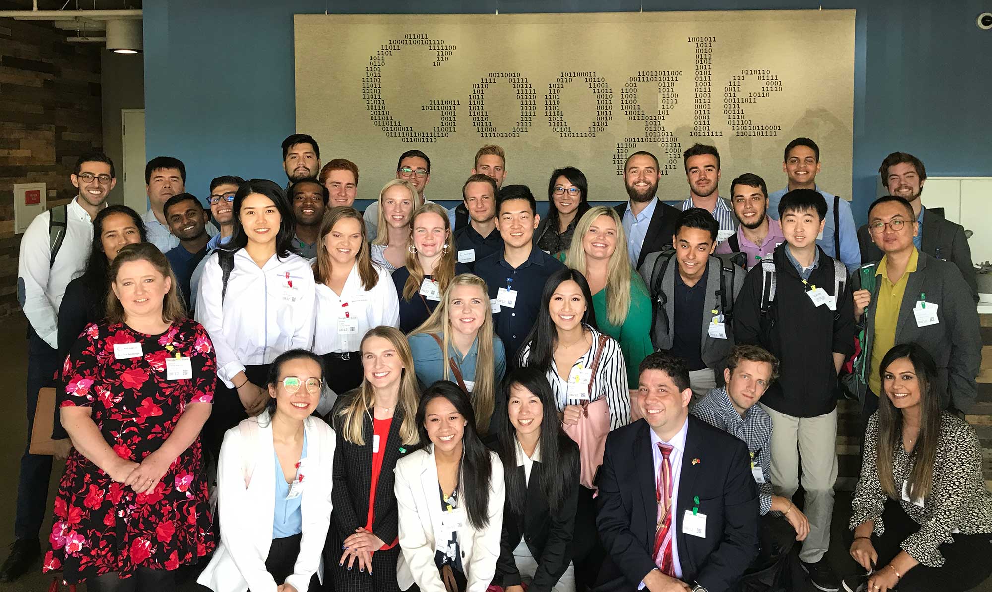 Tech Edge JD学生访问谷歌