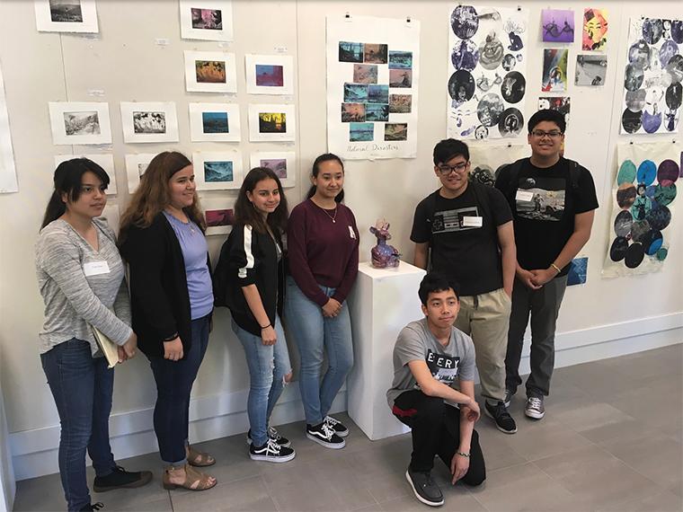 2018年CIVA高中艺术和写作项目的参与者