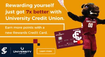 用大学信用社奖励自己会更好7倍。获得更多的积分与新的奖励信用卡。